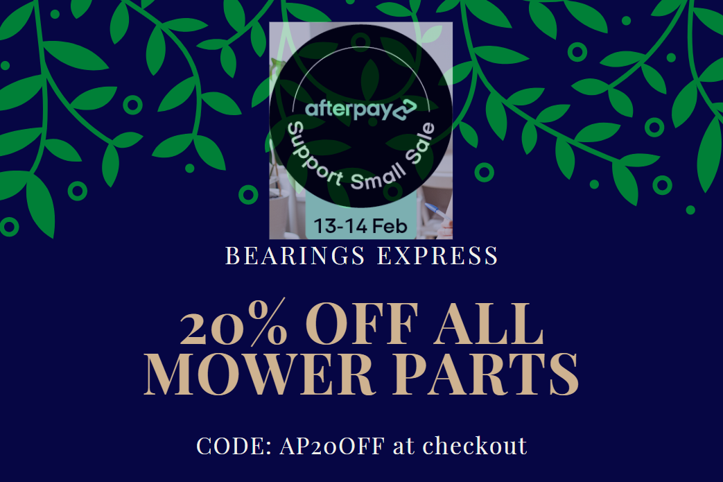 20% off All Mower Parts this Valentines Weekend